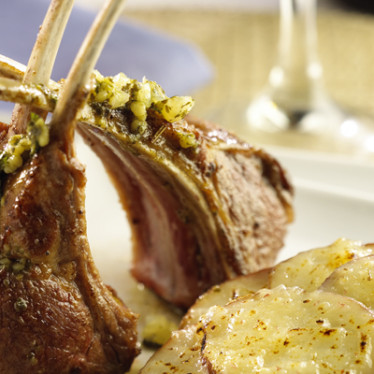 Rack of Lamb with GranQueso® Root Vegetables
